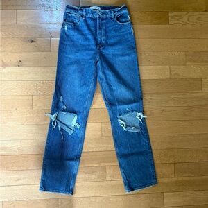 Abercrombie & Fitch High Rise Blue Jeans